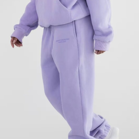 NEW Comfrt Pastel Sweatpants Lavender Size L - Picture 2 of 8